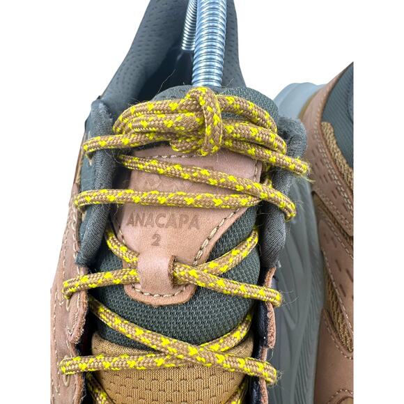 Hoka Anacapa 2 Low GTX Hiking Trail Shoes Honey Gore-Tex Vibram Men 8.5D Outdoor main image 12